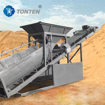 Máquina de separação de areia e cascalho por barril rotativo industrial