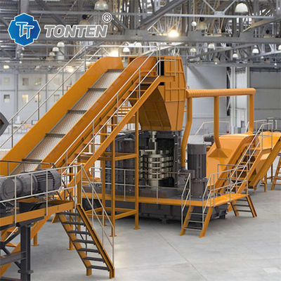 Frigorífico Eletrônico Eletrodoméstico Trituradores de sucata Linha de produção de reciclagem de resíduos