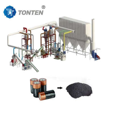 Máquina de reciclagem de baterias de lítio LFP de sucata Equipamento de linha de produção