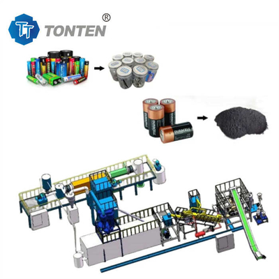 Máquina de reciclagem de baterias de lítio LFP de sucata Equipamento de linha de produção