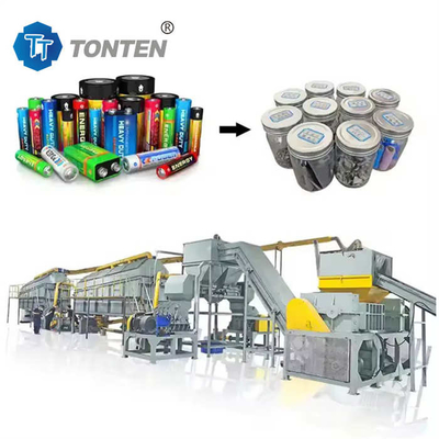 Linha de produção de máquinas de reciclagem de baterias de ácido de lítio e ácido de chumbo