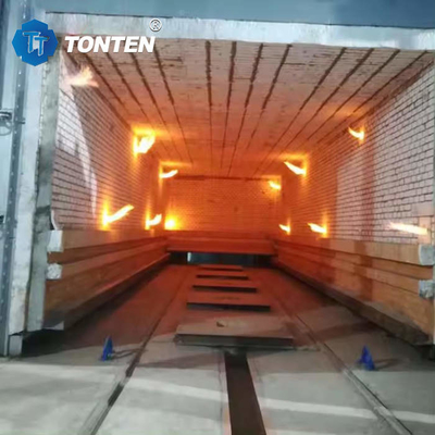 Forno de túnel industrial Cerâmica de tijolo Sinterização Secagem de túnel Forno