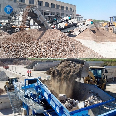 Estação de construção Máquina de reciclagem de tijolos