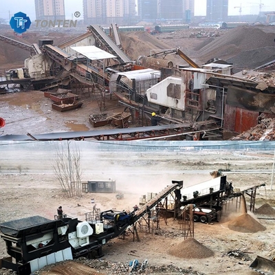 Estação de construção Máquina de reciclagem de tijolos