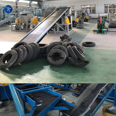 Fabrica de reciclagem de resíduos de pneus triturador de borracha trituradora de pneus