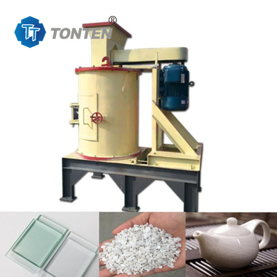 75kw Vertical Rock Quartz Stone Crusher Machine para trituração de vidro cerâmica