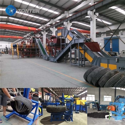 Máquina de reciclagem de triturador de pneus
