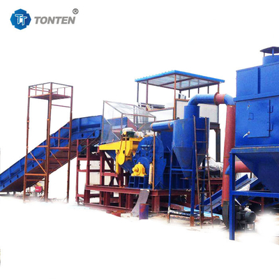 Linha de produção de máquinas de reciclagem de sucata de metal Industrial