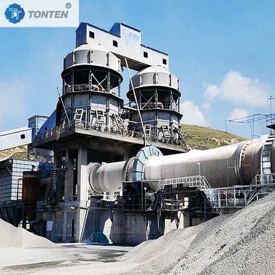 Forno rotativo de magnetita de dióxido de titânio cimento na fábrica de cimento