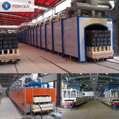 Forno de túneis Secagem de lama Forno de placas de pressão Forno de túneis de placas de pressão