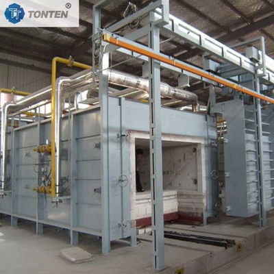 Forno automático de túneis cerâmicos para a sinterização de tijolos construído na encosta da montanha