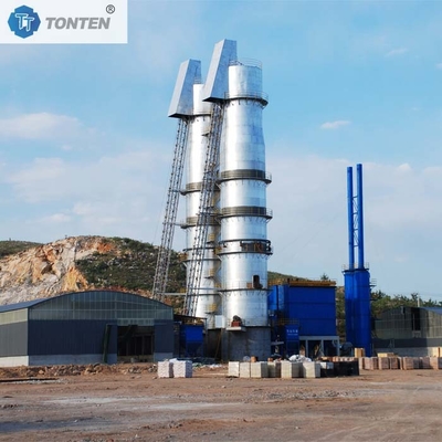 Forno de cimento vertical rotativo Forno de cimento vertical rotativo Resíduos de construção Carvão Gangue Calcinação de cal