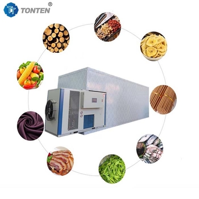 Máquina de secagem de madeira para alimentos industriais Bomba de calor Pimenta Frutas Crisântemo Secagem