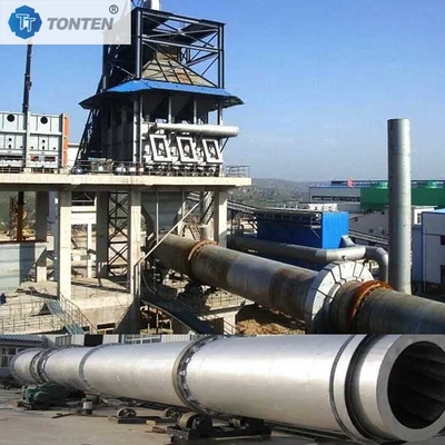Fábrica de torrefação de aço Forno rotativo de cal Bauxita Forno rotativo Metalúrgico