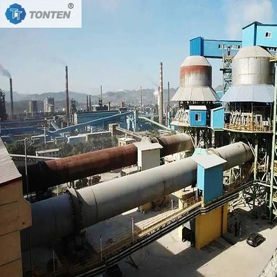 Fábrica de torrefação de aço Forno rotativo de cal Bauxita Forno rotativo Metalúrgico