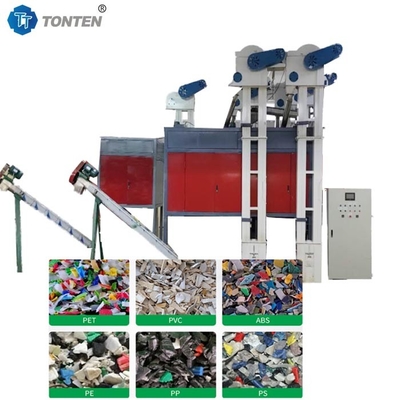 Instalação de reciclagem de sucata de metal, alumínio e plástico Máquina de separação