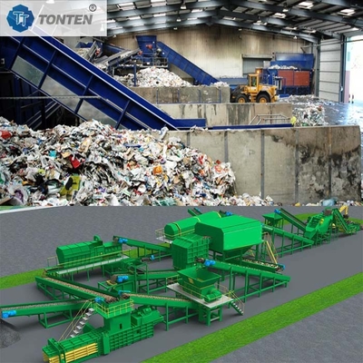 Equipamento de reciclagem de resíduos domésticos