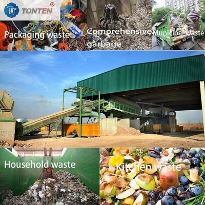 Fábrica Municipal de Reciclagem de Resíduos Sólidos Linha de Seleção de Resíduos Domésticos