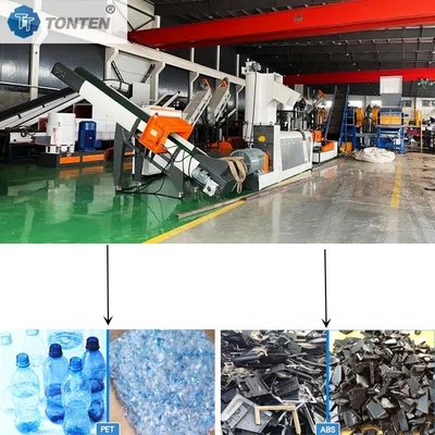 Fábrica de reciclagem de resíduos de plástico OEM