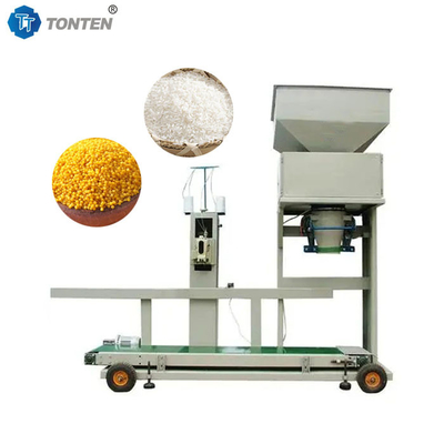 Máquina de embalagem de enchimento de pelotas de plástico para vedação de pesagem 25kg 50kg