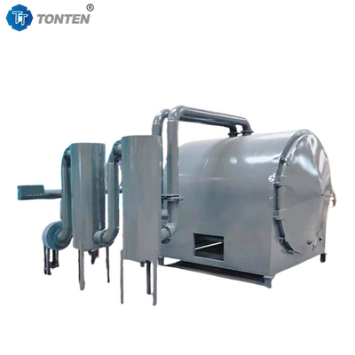 Máquina de produção de carvão de forno de carbonização de fluxo de ar de árvore de madeira