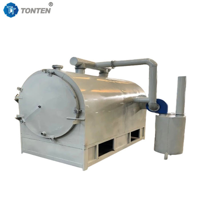 Biomassa Serra de arroz Husk carbonização fogão Equipamento de forno de coco Máquina de fabricação de carvão