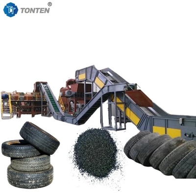 Máquina de reciclagem de sucata de pneus de borracha usada
