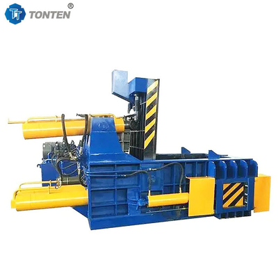 Máquina hidráulica de briqueteamento de sucata metálica horizontal Prensa de empilhadeira 200T