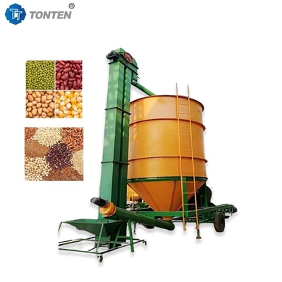 Máquina de secagem de milho de pequena torre mecânica móvel para agricultura de trigo de arroz de grãos de grão