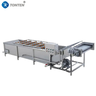 Máquina de limpeza automática de bolhas de alimentos para lavagem de frutas e vegetais