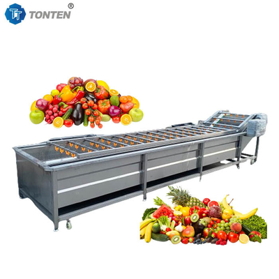 Máquina de limpeza de frutas e vegetais de alface personalizada 500-1000 kg/hora