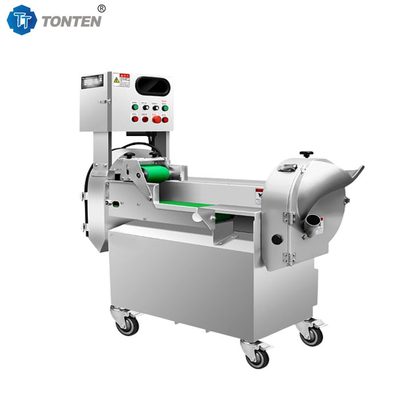 Máquina de cortar vegetais industriais totalmente automática para restaurante de supermercado