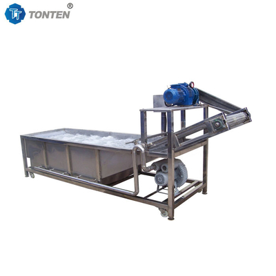 Máquina de limpeza de alimentos de tipo ondulatório totalmente automática para limpeza de frutas e vegetais