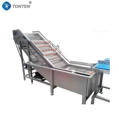Máquina de limpeza de alimentos mecanizada e eficiente Processamento de vegetais e frutas