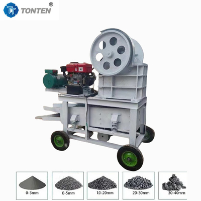 Máquina de trituração de mandíbulas trituradora de mármore de calcário de mineração equipamento de trituração móvel