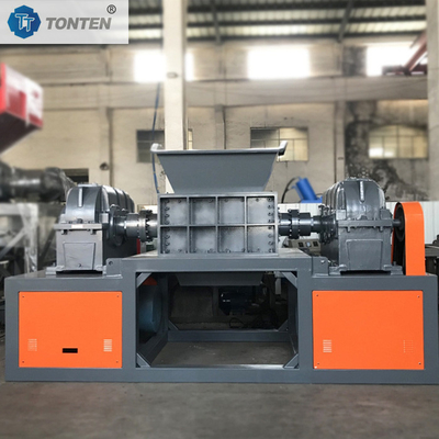 Máquina Trituradora de Eixo Duplo para Sacos Tecidos e Tecidos Velhos