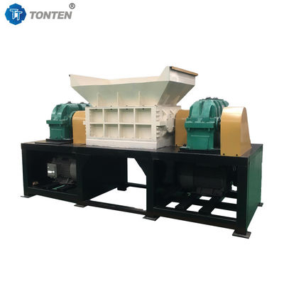 Double Shaft Wood Straw Shredder Twin-Shaft Scrap Steel Shredder Machine