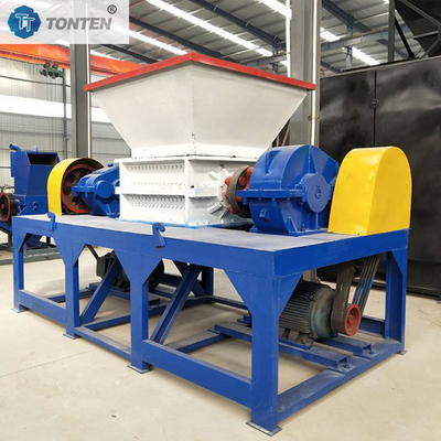 Novo Modelo de Máquina de Reciclagem Triturador de Mão Dupla para Madeira e Plástico
