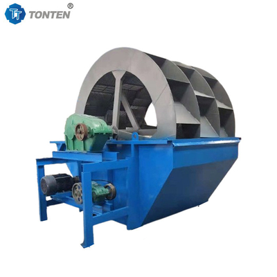 China Wheel Mobile Sand Washing River Sand Wet Washer Máquina de lavagem de areia
