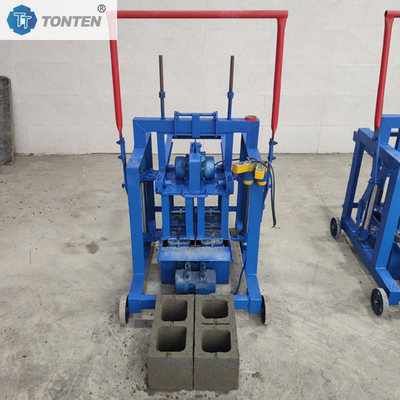 Direct push pequena máquina de fazer tijolos portátil máquina de fazer tijolos redonda bem
