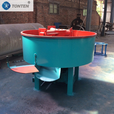 Misturador vertical de boca plana Tanque de mistura de concreto, argamassa e agitação uniforme