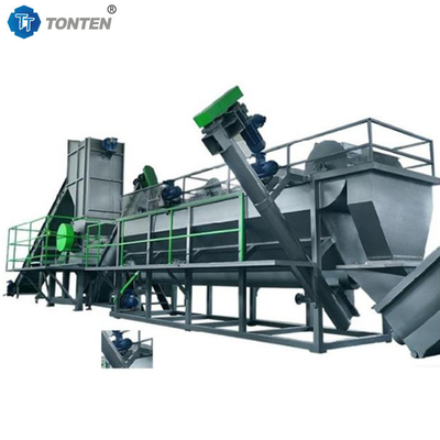 1000 kg Pet Botter Lavar Reciclagem Plant Resíduos Máquina de reciclagem de plástico