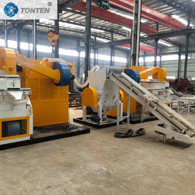 Máquina de Granulação de Cabos de cobre Linha de triagem de fios revestidos de cobre