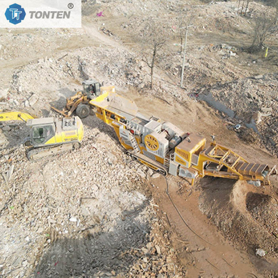 Linha de produção de trituração de resíduos de construção