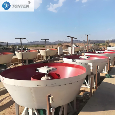 Máquina de Moagem de Moinho de Ouro Separador de Gravidade de Zinco e Prata Moinho de Panela Úmida