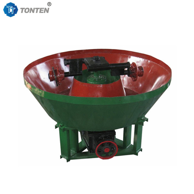 Máquina de moagem de minério de ferro húmido de roda dupla para moagem de ouro Barita Quartz