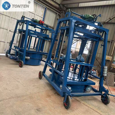 Máquina de fabricação de tijolos para projetos de conservação de água