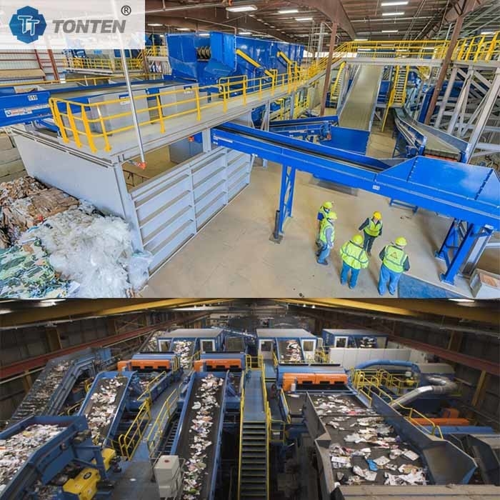 Linha de reciclagem de resíduos de cozinha