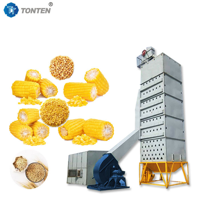 Máquina de secagem de torre de cereais trigo sorgo milho secador torre agrícola