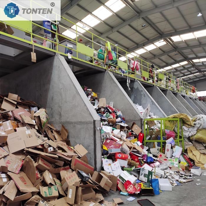 Linha de reciclagem de resíduos sólidos para venda